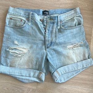 Wilfred 100% cotton denim boyfriend shorts size 29